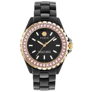 Philipp Plein Black Ceramic Dress Women's Watch